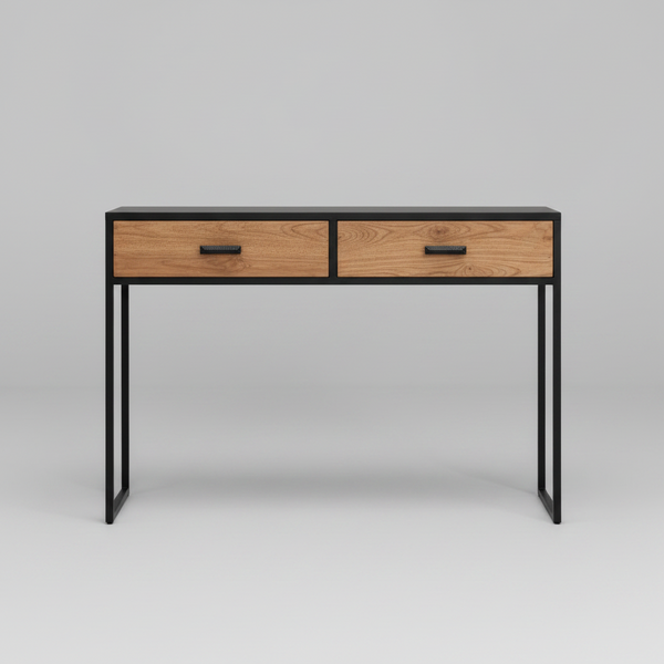 recycled wood console table, wood console table