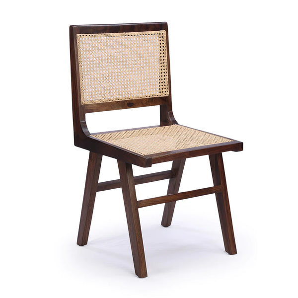 Snug Rattan Sheesham Solid Wood Chair