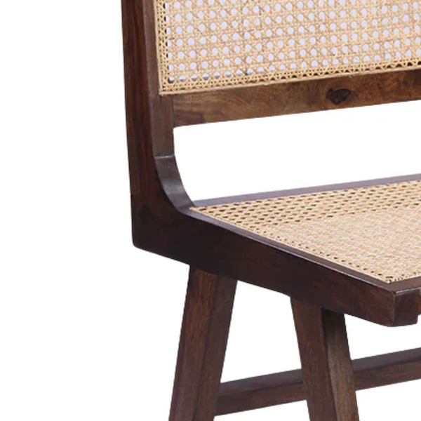 Snug Rattan Sheesham Solid Wood Chair