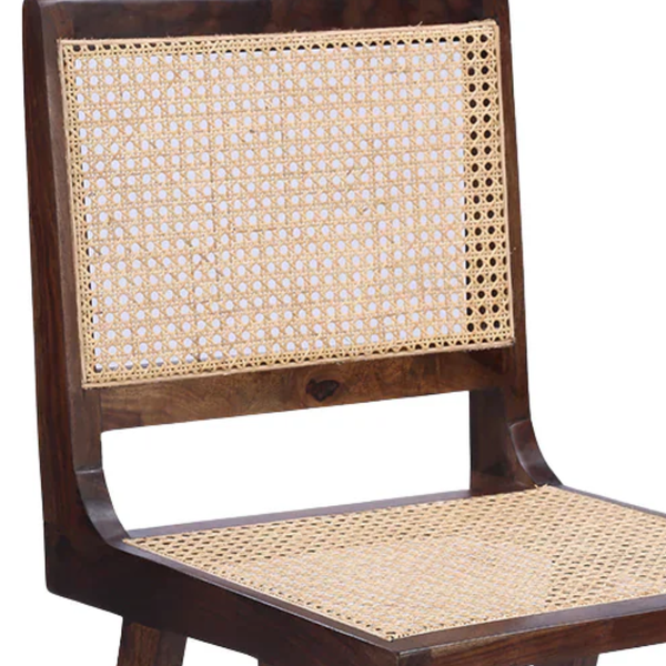 Snug Rattan Sheesham Solid Wood Chair