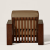 Sopron Solid Wood Velvet Sofa