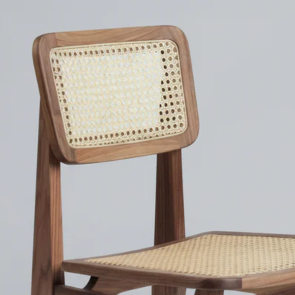 Sorell Rattan Solid Wood Dining Chair