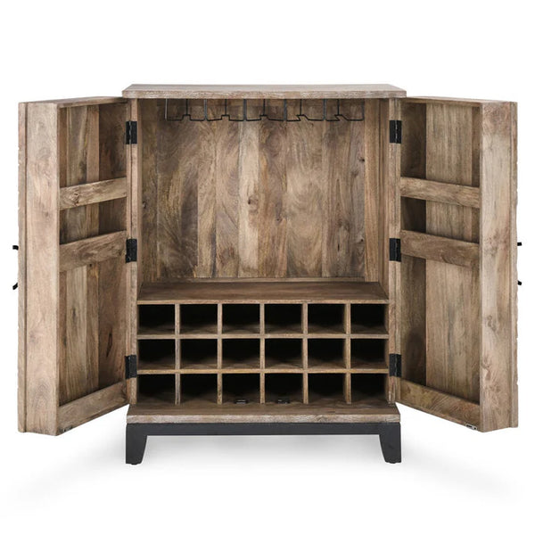 Soweto Solid Wood Bar Cabinet