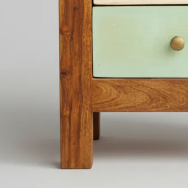 Springfield Sheesham Wood Bedside Table With Drawer