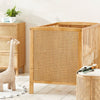 Starlight Rattan Baby Cot In Natural Finish