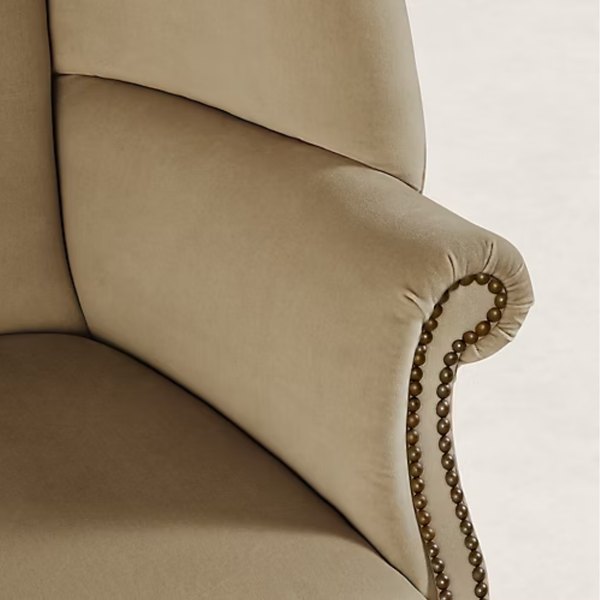Stavanger Solid Wood Fabric Sofa