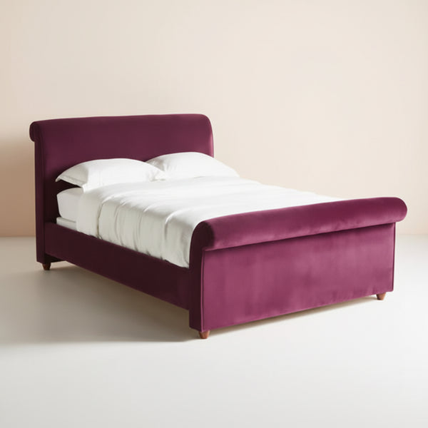 Stockholm Luxury Velvet Upholstered Bed- All Sizes