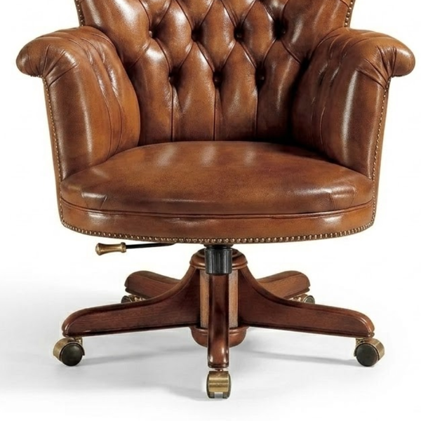 Stockport Leatherette Revolving Executive Chair