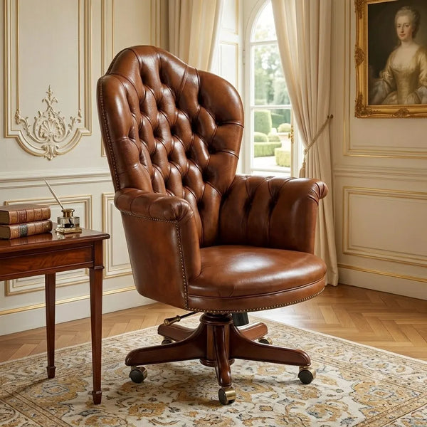 Stockport Leatherette Revolving Executive Chair