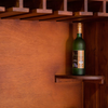 Stornoway Acacia Wood Natural Finish Bar Cabinet