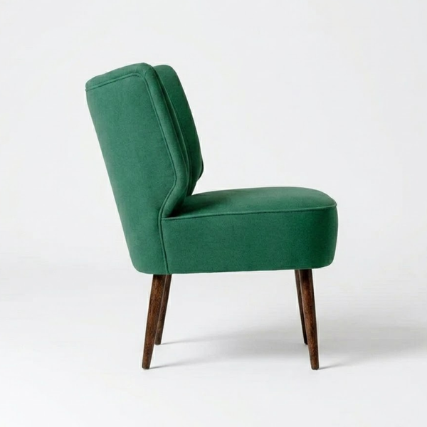 Stutterheim sheesham Wood and Fabric Lounge Chair