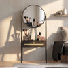Sunderland Solid Wood Rattan Dressing Table With Mirror