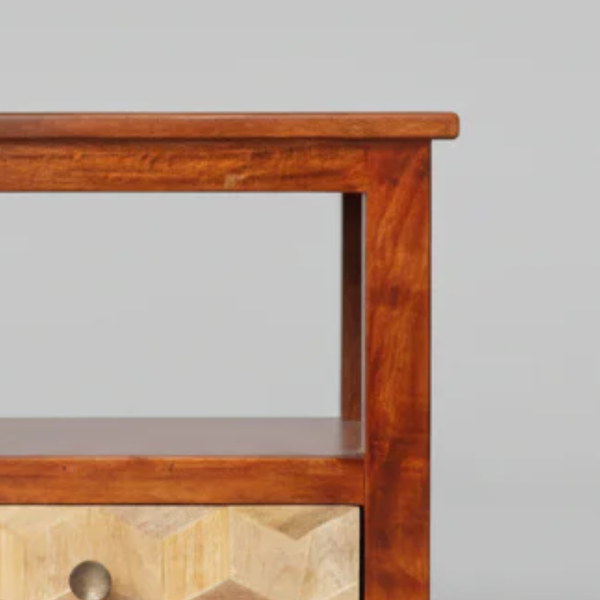 Syracuse Mango Wood Nightstand Table