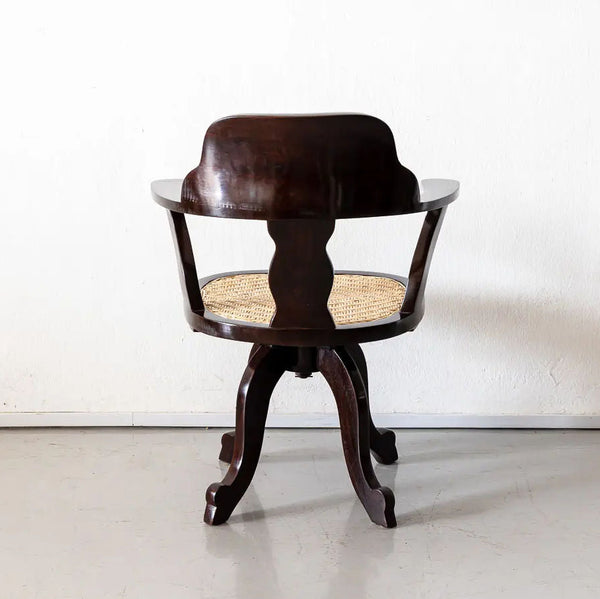 Taigum Traditional Classic Rattan Desk Chair