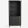 Talladega Solid Wood Black Finish Bar Cabinet