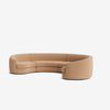 Tarapoto Solid Wood Curve Sectional Sofa