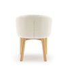 Tarija Solid Wood & Boucle Fabric Dining Chair
