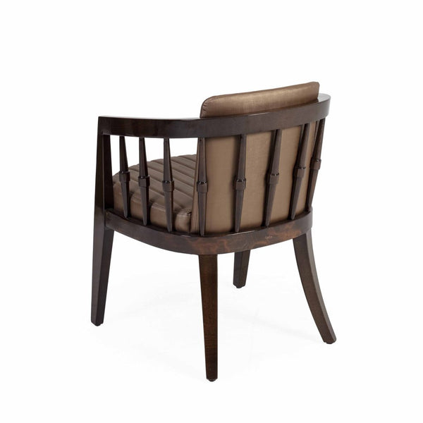 Taringa Modern Solid Wood Leather Arm Chair