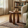 Tavira Solid Wood Small Foot Stool