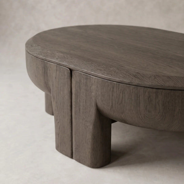 Tavira solid Wood Coffee Table (Oval)