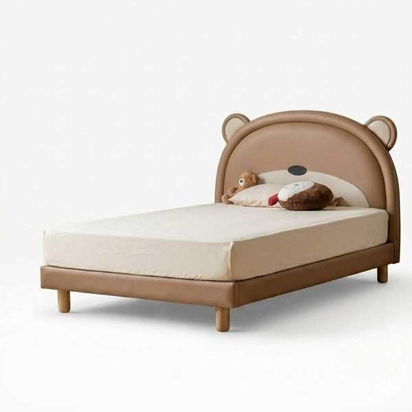 Teddy Tinker Leather Soft Padded Bed