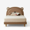 Teddy Tinker Leather Soft Padded Bed