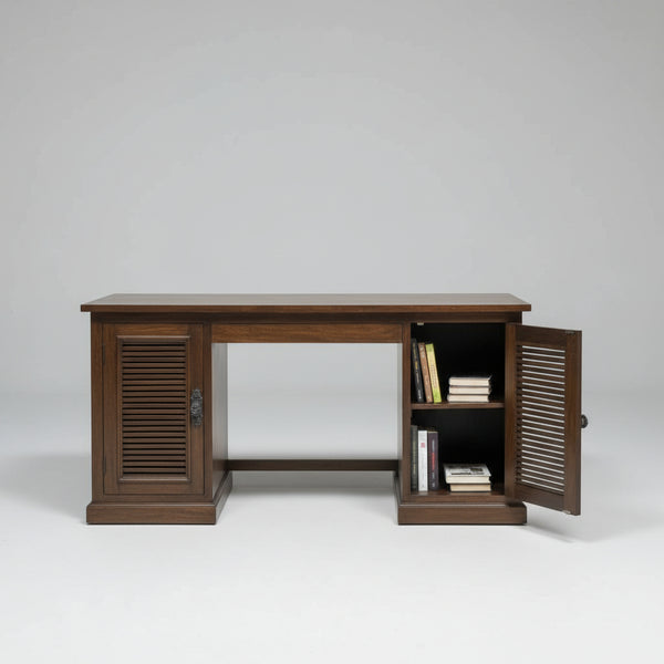 solid wood study table, wooden study table