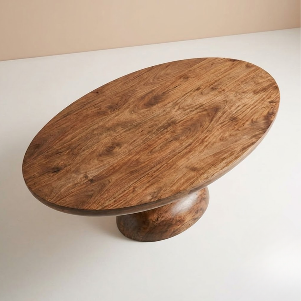 Telluride Solid Wood Oval Dining Table