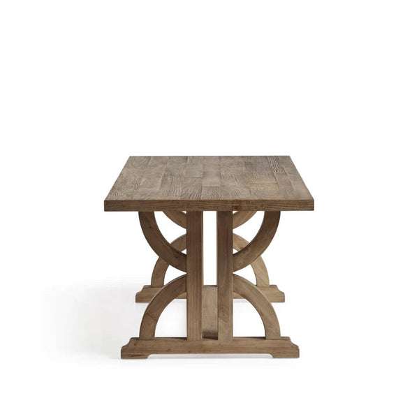 Temps Hourglass Wooden 6 Seater Dining Table