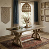 Temps Hourglass Wooden 6 Seater Dining Table