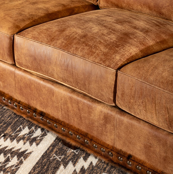 The Sahara 3 Seater Leather Sofa