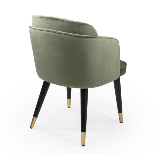 Thorneside Sheesham Wood & Velvet Arm Chair