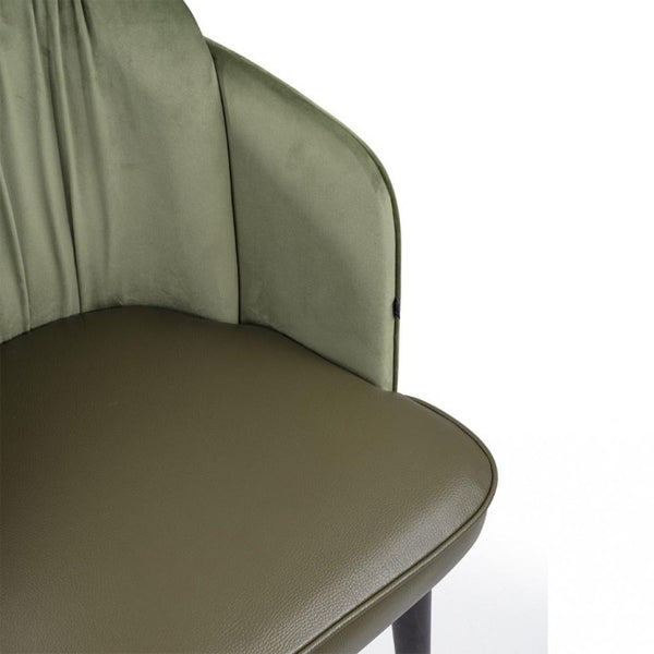 Thorneside Sheesham Wood & Velvet Arm Chair