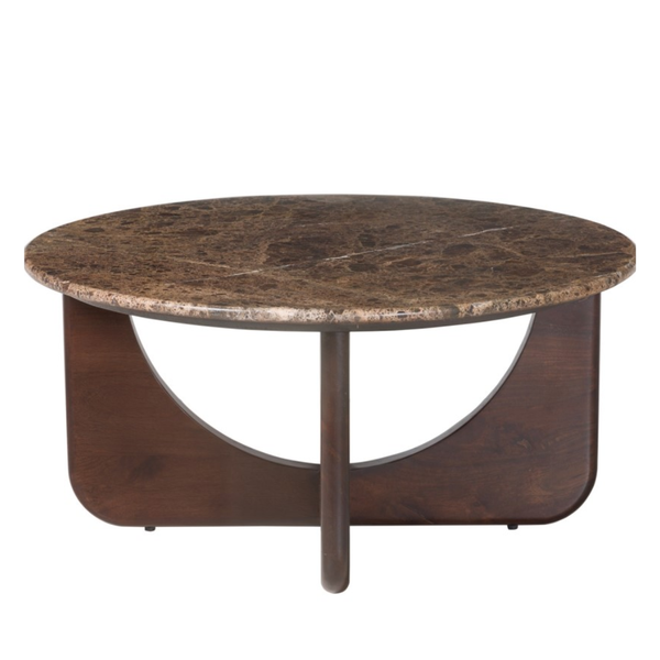 Timehri solid Wood & Marble Nesting Table