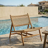 Timișoara Woven Teak Wood Outdoor Chair 