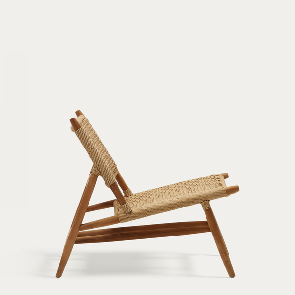 Timisoara Woven Teak Wood Outdoor Chair