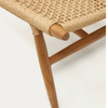 Timisoara Woven Teak Wood Outdoor Chair
