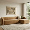 Timon Modern Curve Velvet Sectional Sofa 