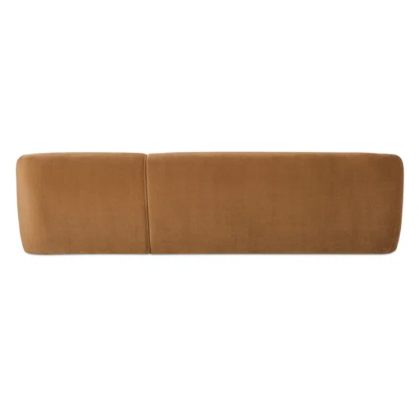 Timon Modern Curve Velvet Sectional Sofa