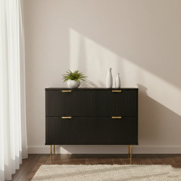 Tranquil 2- Door Cabinet With Drawers