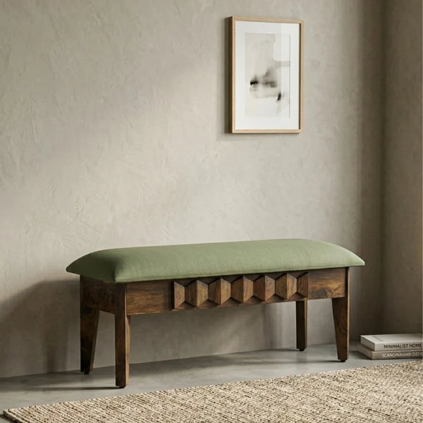 Turffontein 2 Seater Bench In Provincial Teak Finish