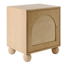 Twilight Rattan Kids Bedside Table In Natural Finish