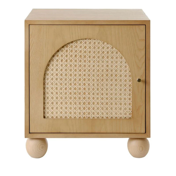 Twilight Rattan Kids Bedside Table In Natural Finish