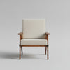 Ulundi sheesham Wood and Fabric Lounge Chair