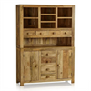 Mango Wood Bar Cabinet - Natural Finish