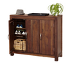 Sheesham Wood Large 3 Door Shoe Rack