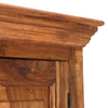 Classic Sheesham Wood 2-Door 3 Shelves Wardrobe