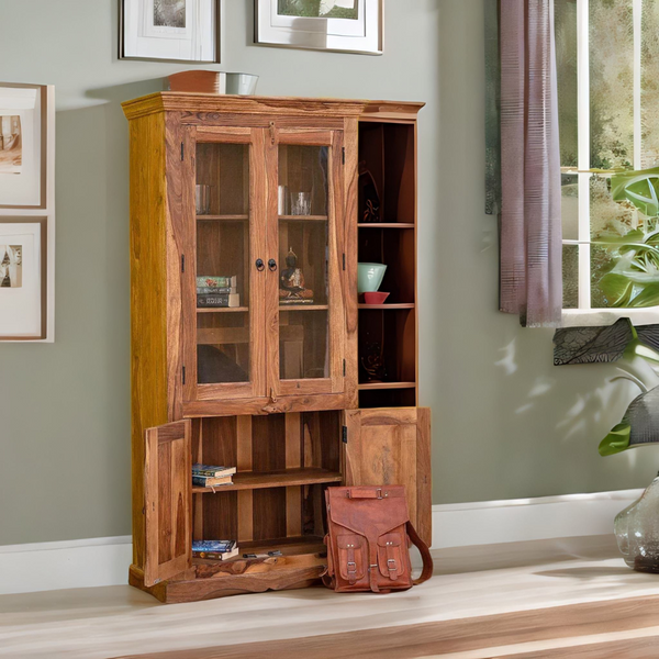 Classic Sheesham Wood Crockery/Display Unit