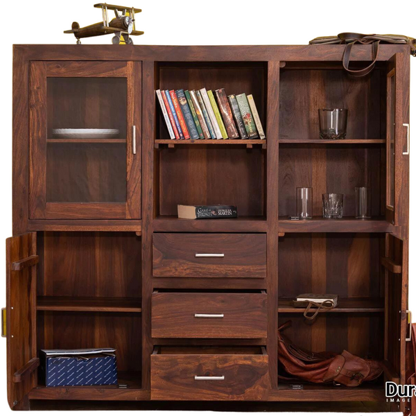 Classic Sheesham Wood Crockery/Display Unit