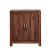Sheesham Wood Shoe Rack - 2 Doors and 7 Shelves